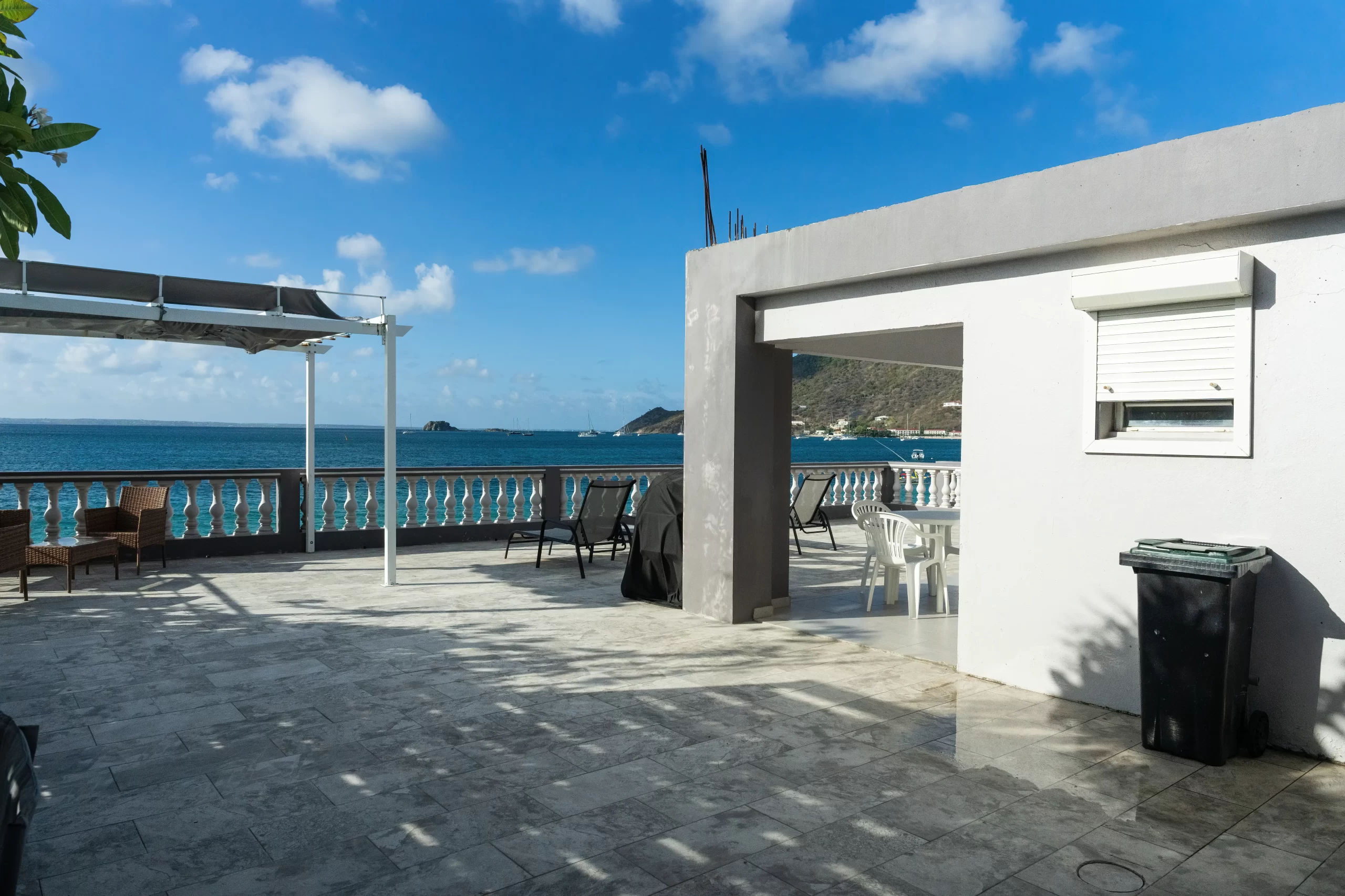 Grand Case Bay viewed from Novels Villa in St. Martin